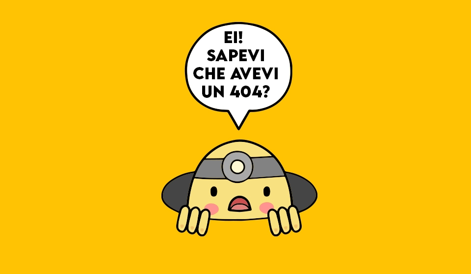 errore 404 su un sito