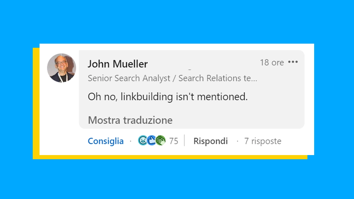 john mueller sulla link building