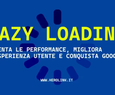 a cosa serve il lazy loading per un sito