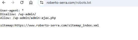 file robots.txt di roberto serra